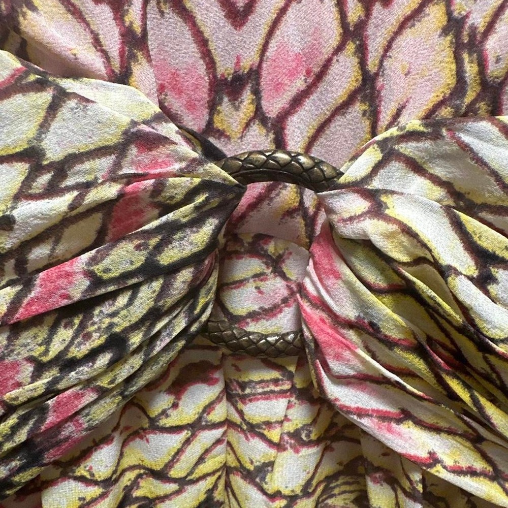 Roberto Cavalli Vintage Silk Halter Dress NWT - Picture 4 of 6